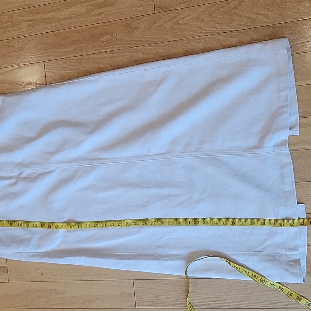 Reformation Myles Denim Maxi Skirt In Fior Di Latte - Picture 15 of 16
